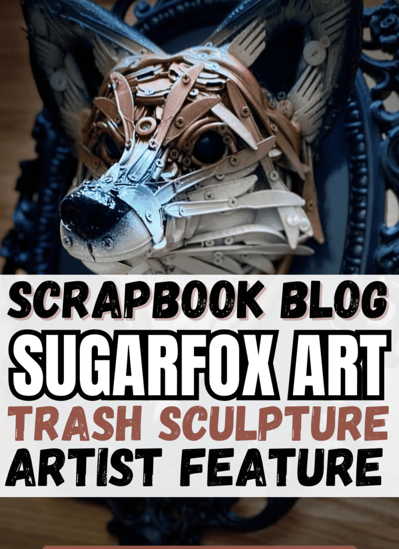 Scrapbook blog trash art scrapbooking aesthetic