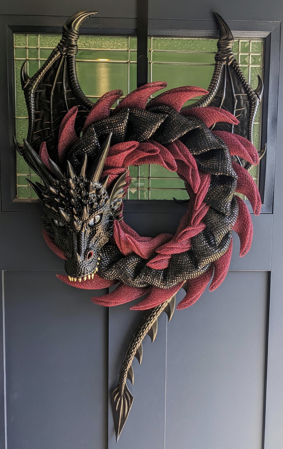 Book Dragons! A Dragon Wreath Is The Perfect Home Decor - The ...