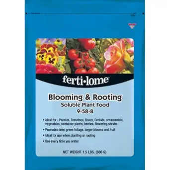Fertilome (11771) Blooming & Rooting Soluble Plant Food 9-58-8 (1.5 lbs.)