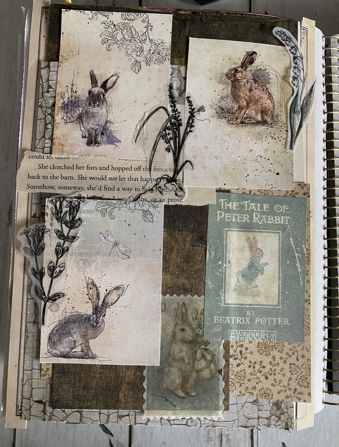 easter scrapbook page