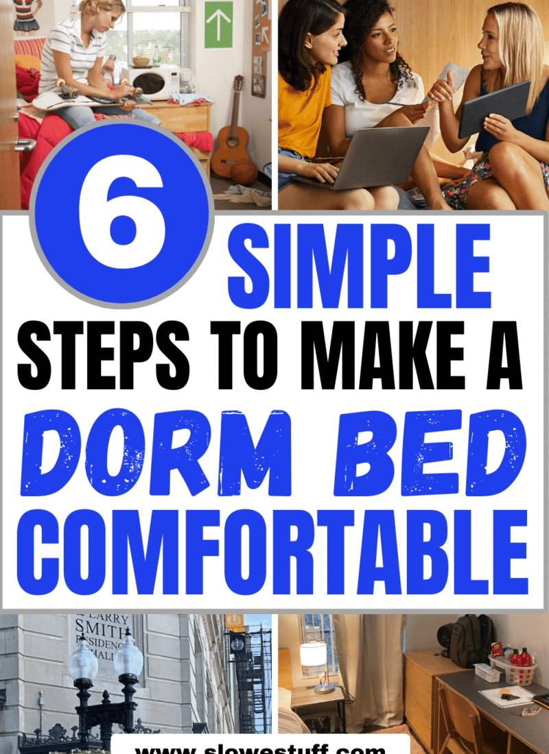 How to Make Dorm Beds More Comfortable in 6 Simple Steps