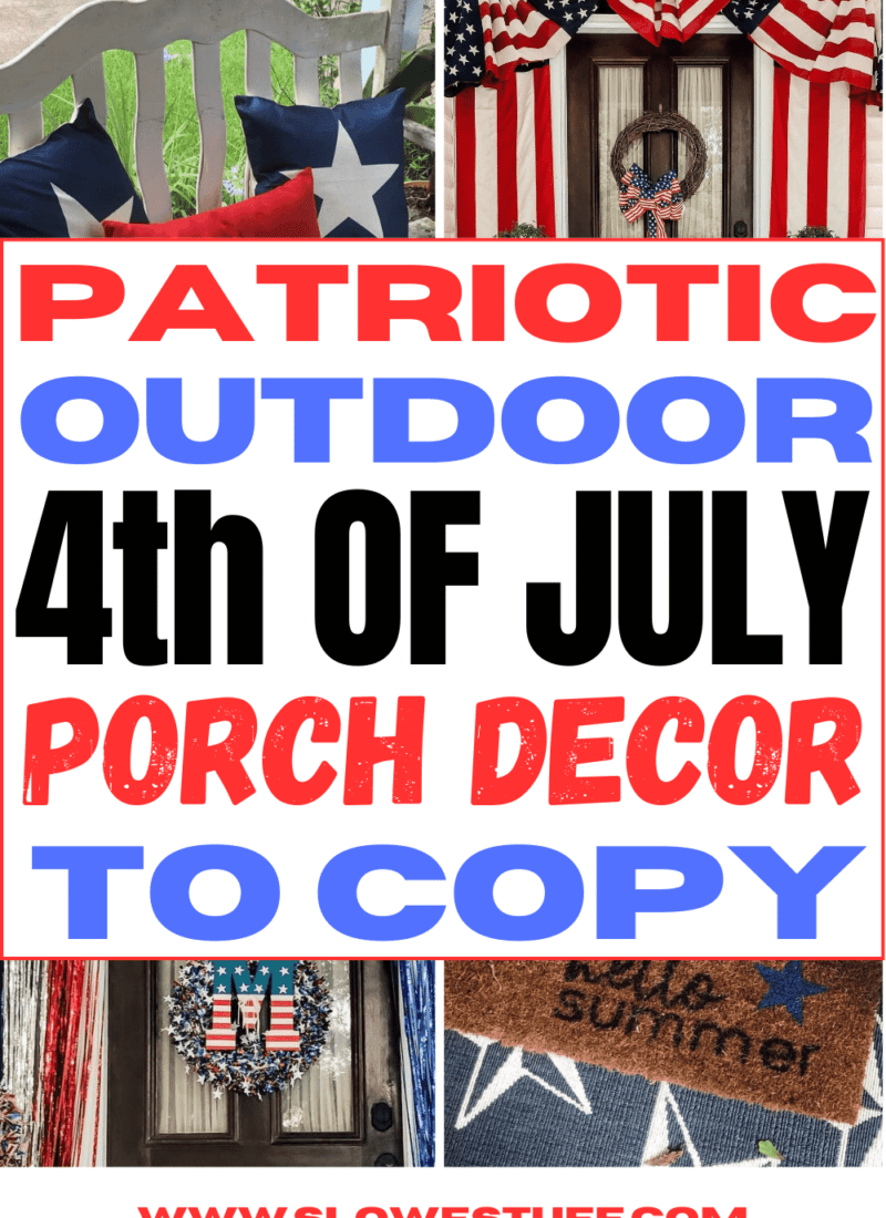 All-American Outdoor 4th of July Porch Decorations to Inspire