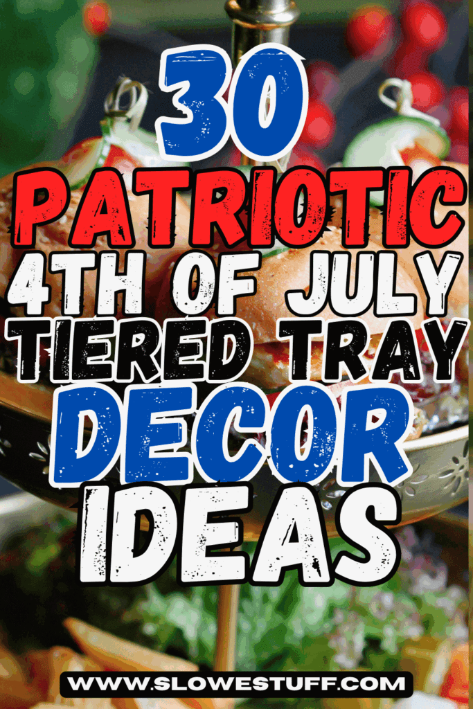 Patriotic Tray Decor Ideas for the 4th of July