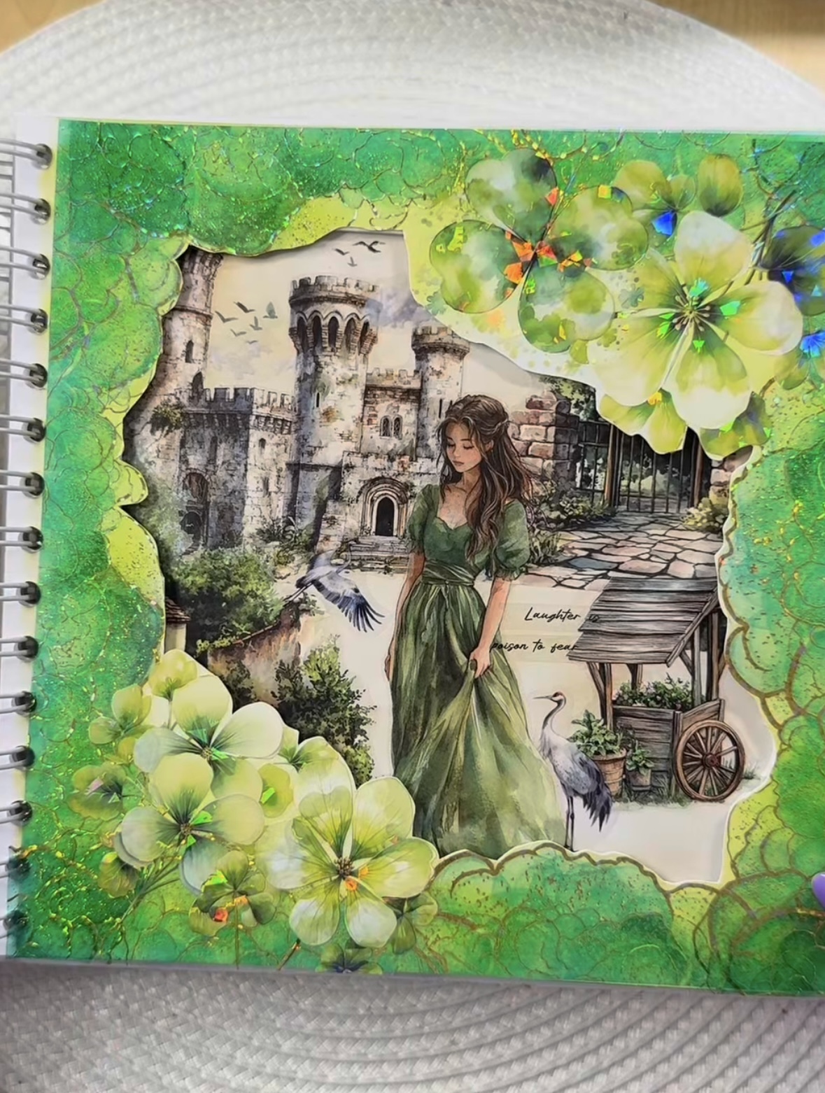25 Fresh Green Scrapbook Ideas & Junk Journal Layouts - The Slowestuff Blog
