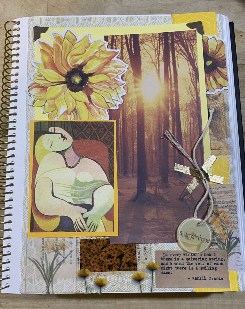 yellow scrapbook ideas
