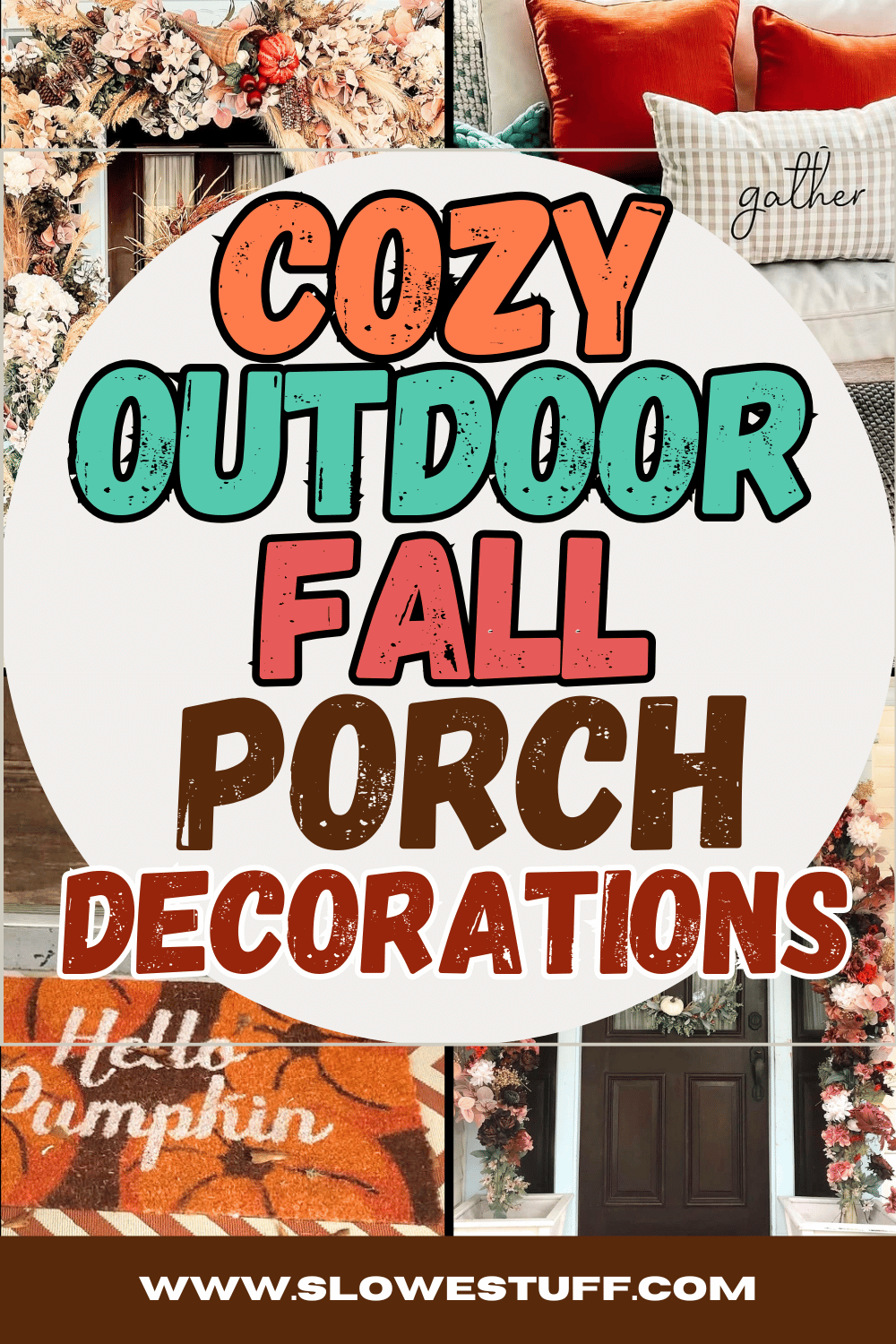 outdoor fall porch decorations