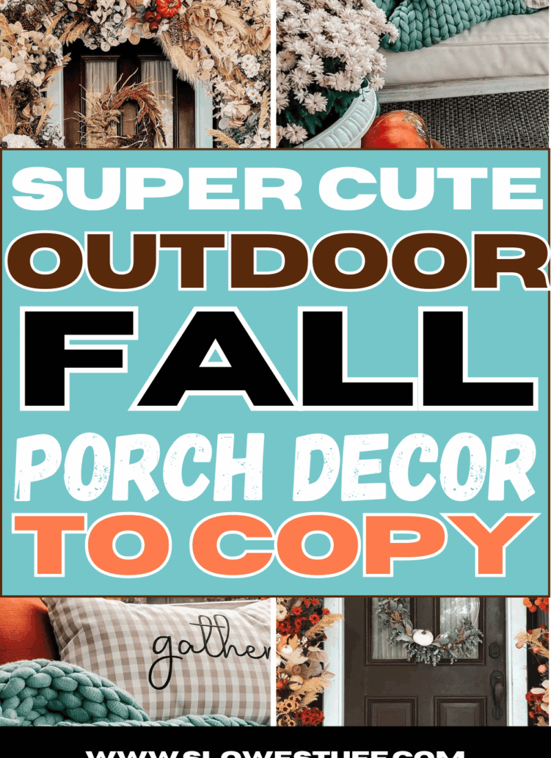 Gorgeous & Cozy Outdoor Fall Porch Decorations To Inspire