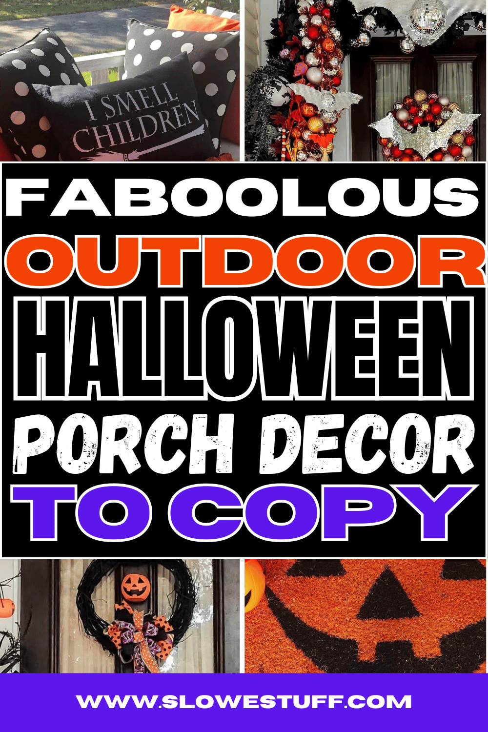 outdoor halloween porch decorations ideas
