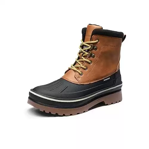 Bruno Marc Men's Insulated Waterproof Snow Boots Warm Fur Lined Outdoor Winter Boot