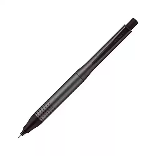 Uni Kurutoga Advance Upgrade Model 0.5mm Mechanical Pencil, Gun Metallic Body (M510301P.43), Black