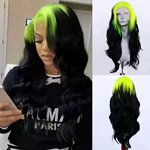 Billie Eilish Green Hair Looks