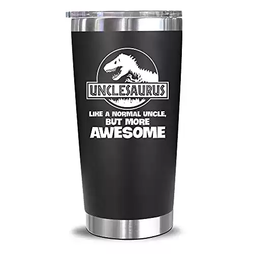 NewEleven Gifts For Uncle From Niece, Nephew - Funny Unkie Gift, Uncle Birthday Gifts - Best Present For New Uncles, Funcle, Unky Announcement - 20 Oz Tumbler