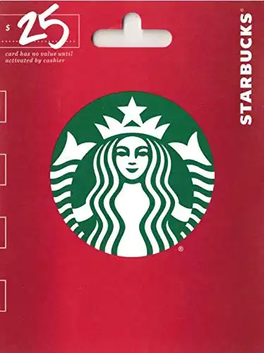 Starbucks Holiday $25 Gift Card