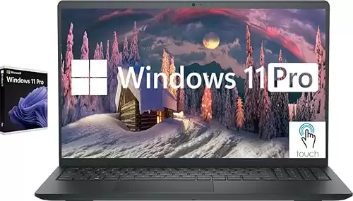Dell Inspiron Touchscreen Laptop, 15.6" Business & Student Laptop Computer, Windows 11 Pro Laptop 32GB RAM 1TB SSD, Intel i5-1155G7 Processor, Full HD IPS Display, Numeric Keypad, HDMI, Carbo...