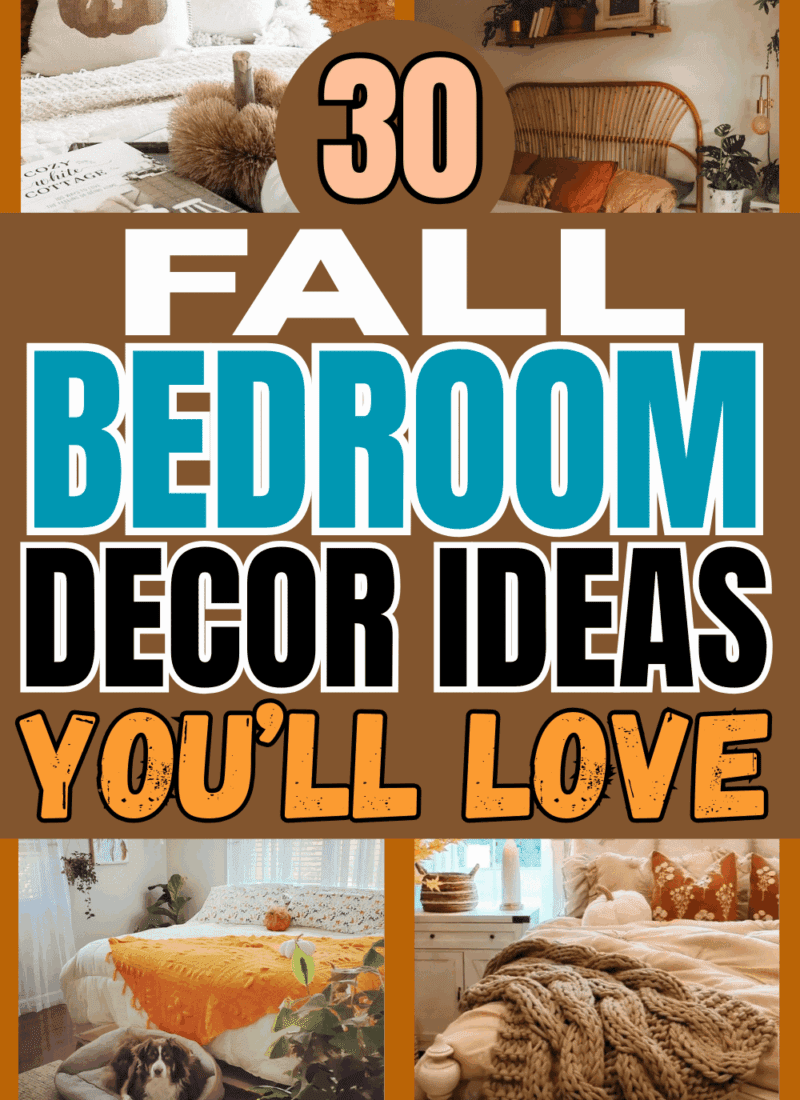 30 Cozy Fall Bedroom Decor Ideas for a Warm Autumn Retreat