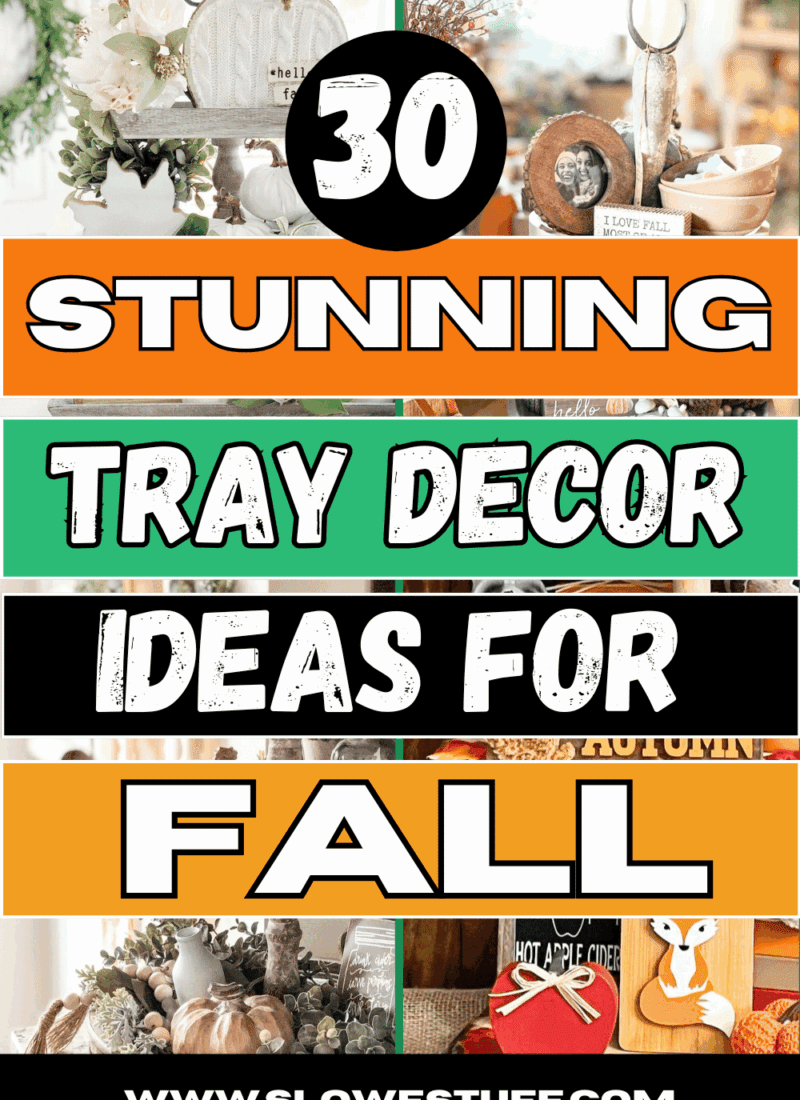 30 Cozy & Charming Fall Tiered Tray Decor Ideas To Inspire
