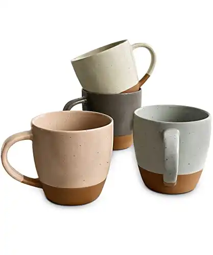 Large Clay Mugs