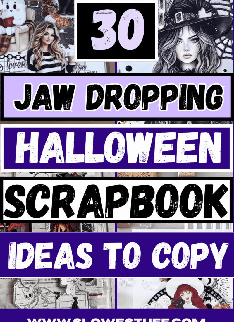 30 Jaw Dropping Halloween Scrapbook Layout Ideas