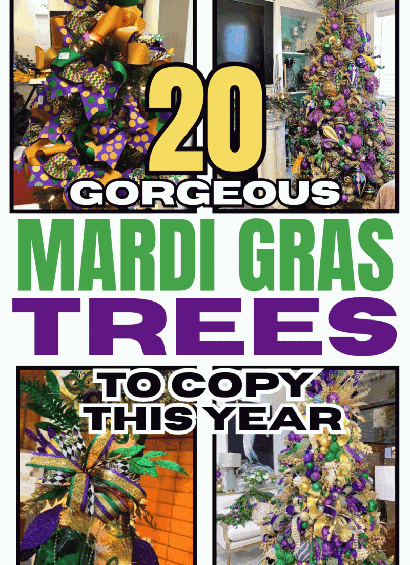 20 Carnival Ready Mardi Gras Tree Decorations To Copy