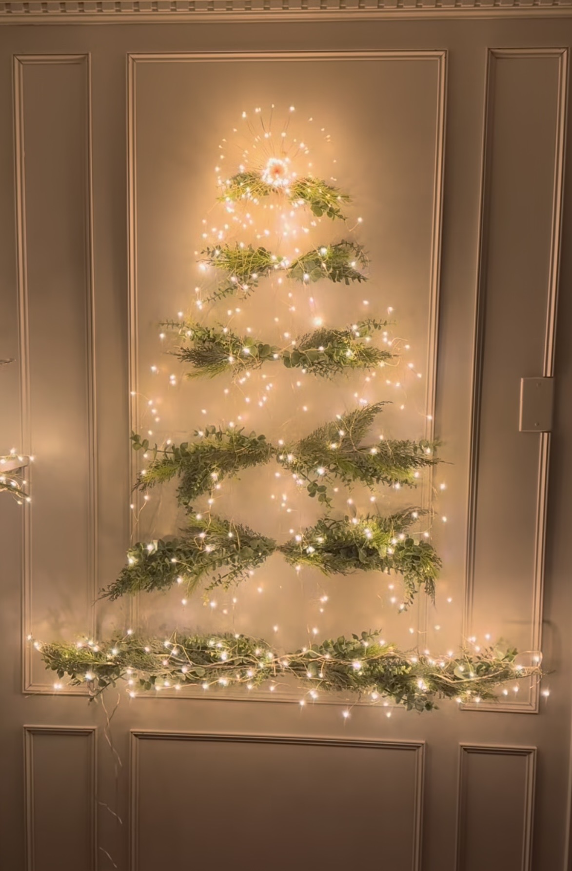 Avant-garde Christmas tree alternative with a stylish non-traditional holiday design