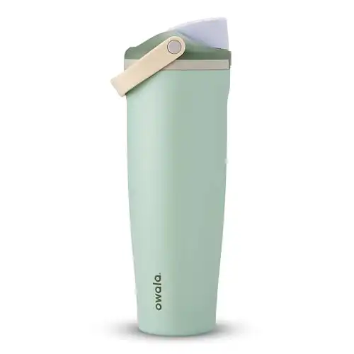 Owala FreeSip Sway Stainless Steel 40-oz. Green (Eucalyptus)