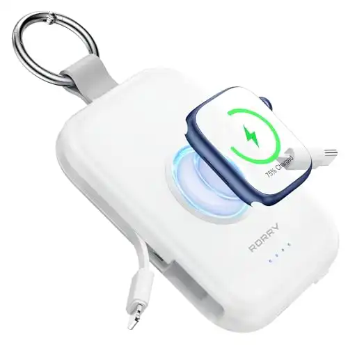 RORRY CharmGo Portable Charger, 5000mAh Portable Charger Power Bank