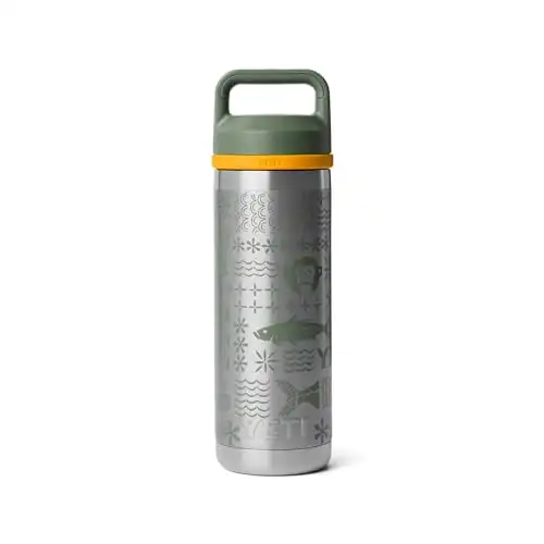YETI Rambler 18 oz Bottle, Leakproof, Vacuum Insulated, Stainless Steel with Chug Cap, YETI x Howler