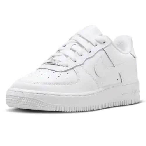 Nike Air Force 1 LE GS Girls Shoes Size 5.5, Color: White