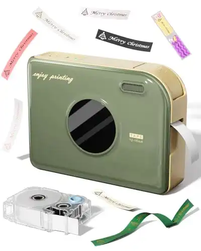 Phomemo Ribbon Printer, A30 Small Label Maker Machine with Waterproof Label