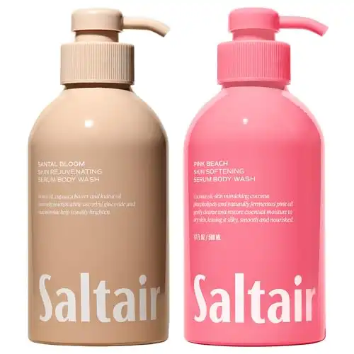 Saltair Body Wash 2-Pack | Signature Scents Shower Gel | 2x 17oz Pumps