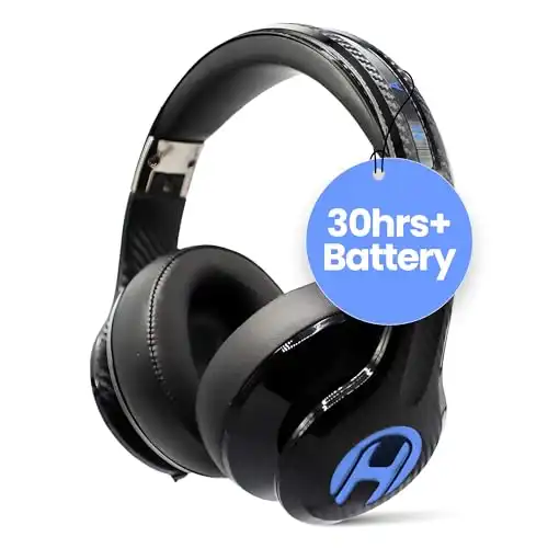 HAYMAKER Noise Cancelling Bluetooth Gaming Headphones - Dirac 3D Surround with 30+ Hr Battery, Touch Controls and RGB - Gaming Headsets for PS5, Xbox, PC, Switch & Mobile