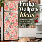 30+ Fridge Wallpaper Ideas to Transform Your Boring Refrigerator